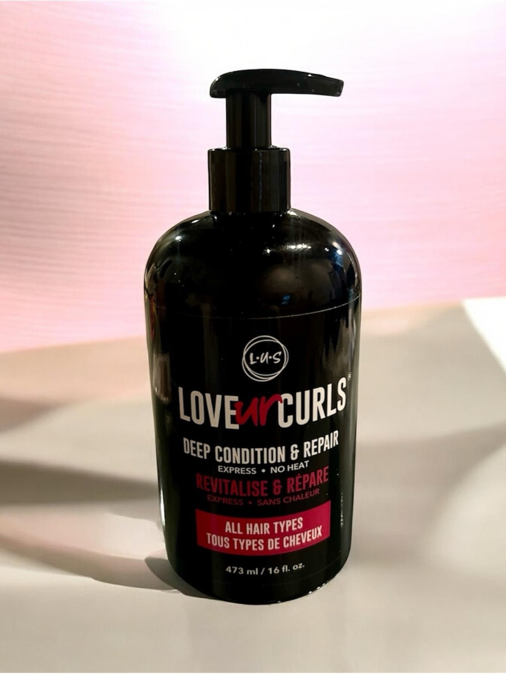 Love Ur Curls Deep Condition & Repair Large 32oz Pump NEW LUS Salon Hair Care